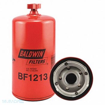 BALDWIN FILTERS Fuel Filter 7-13/32x3-11/16x7-13/32 In, 4ENN8