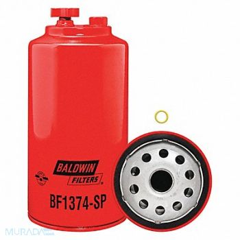 BALDWIN FILTERS Fuel Filter 9-7/32 x 4-1/4 x 9-7/32 In, 4ENT1