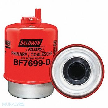 BALDWIN FILTERS Fuel Filter 5-7/32 x 3-9/32 x 5-7/32 In, 4ERE4