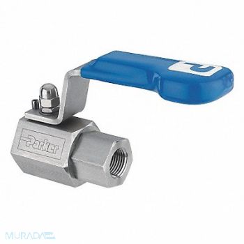PARKER SS Ball Valve FNPT 1/2 in, 4EUK3