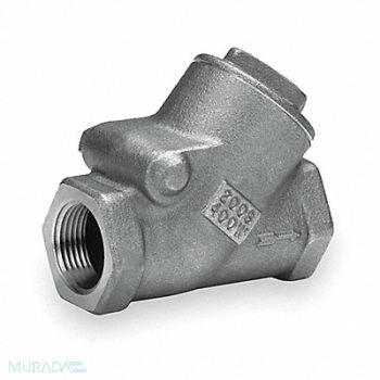 MILWAUKEE VALVE Y Swing Check Valve Bronze 3 FNPT, 4EVH1