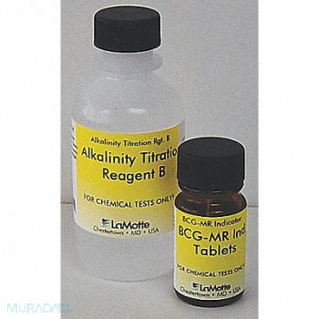 LAMOTTE Reagent Refill Alkalinity 0 to 200 PPM, 4EWE6