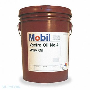 MOBIL Way Oil Amber Mineral 5 gal., 4F969