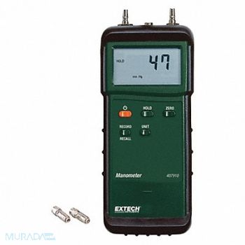EXTECH Digital Manometer -29 psi to 29 psi, 4FB77