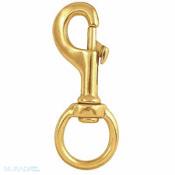 LUCKY LINE PRODUCTS Slide Bolt Spring Snap L 4 3/4 In, 4FCH2