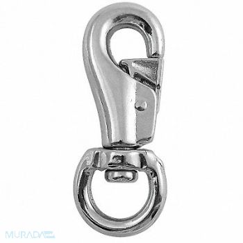 LUCKY LINE PRODUCTS Eyelet Spring Snap L 4 In, 4FCL7