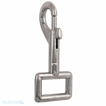 LUCKY LINE PRODUCTS Slide Bolt Spring Snap L 3 3/8 In, 4FCN1