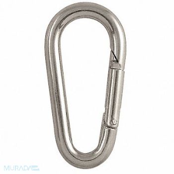 LUCKY LINE PRODUCTS Spring Snap HD Steel L 4 In, 4FCN8