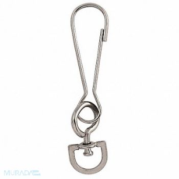 LUCKY LINE PRODUCTS Economy Spring Snap L 2 5/8 In PK10, 4FCW7