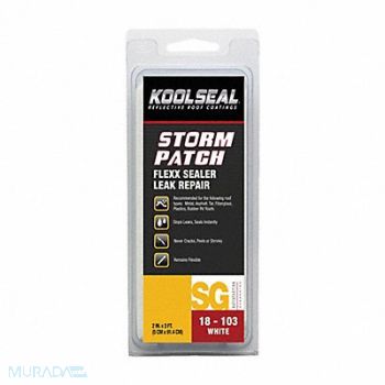 KOOL SEAL Repair Patch Gray, 4FJK8