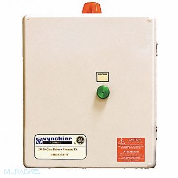 HOFFMAN Simplex Submersible Pump Control Panel, 4FNZ7