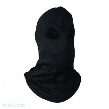 NATIONAL SAFETY APPAREL Flame Resistant Balaclava OPF Blend Blck, 4FPE7