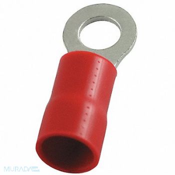 POWER FIRST Ring Terminal Red 8 AWG 8 AWG PK25, 4FRC9