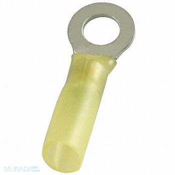 POWER FIRST Ring Terminal Yellow 12 AWG 10 AWG PK25, 4FRF1