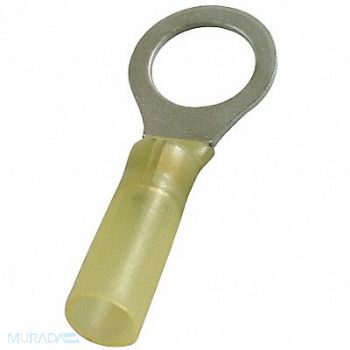 POWER FIRST Ring Terminal Yellow 12 AWG 10 AWG PK25, 4FRF2