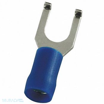 POWER FIRST Fork Terminal Tin Copper Blue PK100, 4FRJ4