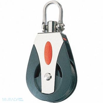 RONSTAN Pulley Block Wire Rope 1100 lb Load Cap., 4FRV5