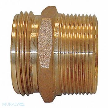MOON AMERICAN Fire Hose Adapter Straight NPTxNH, 6ANY1