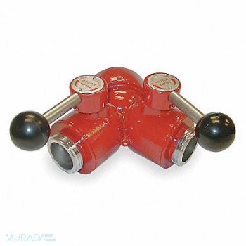 MOON AMERICAN Fire Hose Ball Valve 16 L Alum, 6APN4