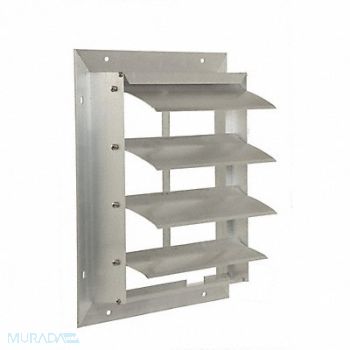 DAYTON Exh Shutter Fits Fan Dia 12 In Aluminum, 4FZH3