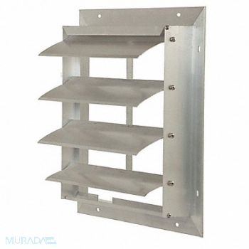 DAYTON Exh Shutter Fits Fan Dia 16 In Aluminum, 4FZH4
