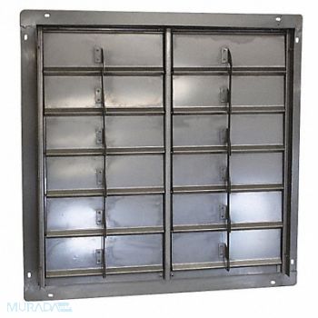 DAYTON Exhaust Shutter Fits Fan Dia 36 In SS, 4FZK1