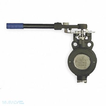 MILWAUKEE VALVE Butterfly Valve 6 In RPTFE Liner Lever, 4GAM9