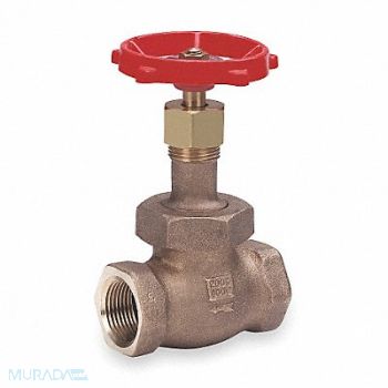 MILWAUKEE VALVE Globe Valve 1/2 Bronze FNPT 400 psi, 4GCF7