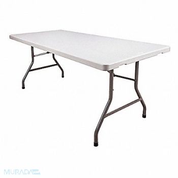 GRAINGER APPROVED Fldg Tbl Rectgl Polyethylene 72 L 30 W, 4GE26