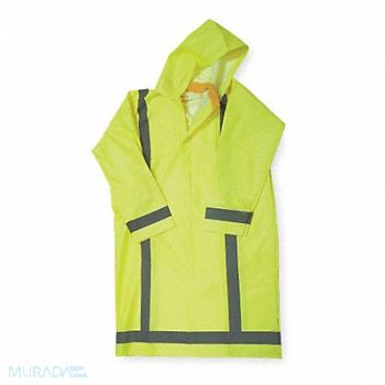 CONDOR D2328 Rain Coat Unrated Yellow/Green 3XL, 4GE77