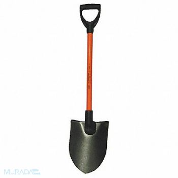 NUPLA Nonconductive Round Point Shovel 27 In., 4GFE5