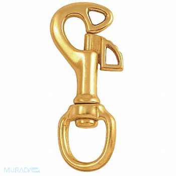 LUCKY LINE PRODUCTS Slide Bolt Spring Snap L 3 5/8 In, 4GGL3