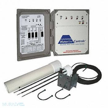 WATERLINE CONTROLS Level Control High/Low/ Low Heat Alarm, 4GHK7