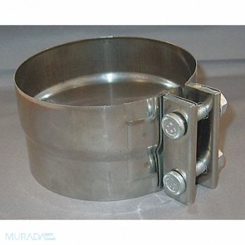 DAYCO Metal Exhaust Clamps ID 5 3/16 In Silver, 4GKC3