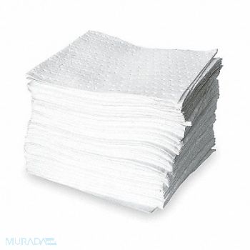 STARDUST Absorb Pad Oil-Based Liquids White PK100, 4GTX6