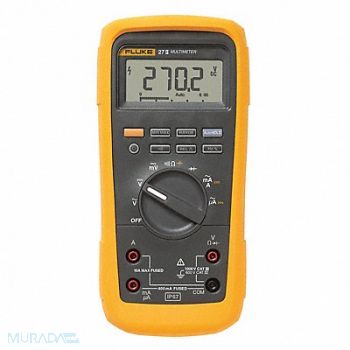FLUKE Digital Multimeter 1000V 10A 50 MOhms, 4GUE3