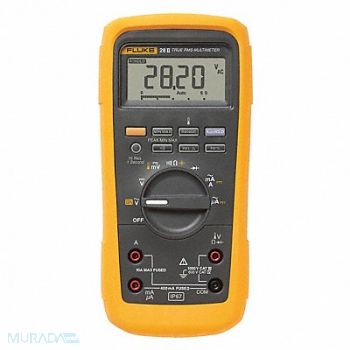 FLUKE Digital Multimeter 1000V 10A 50 MOhms, 4GUE5