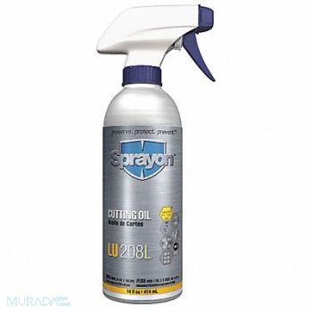 SPRAYON Cutting Oil 14 oz Non-Aerosol Spray Btl, 4GUP3