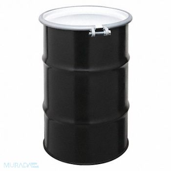 GRAINGER APPROVED Transport Drum Black 18ga 1.2mm, 4GY28