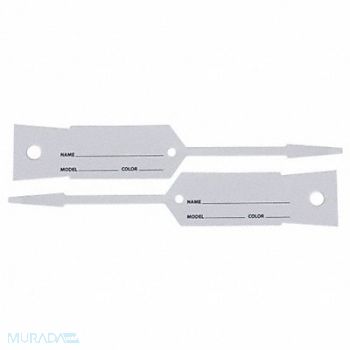 SLIP-N-GRIP Key Tag Plastic PK1000, 4GYY1