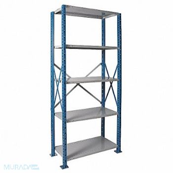 HALLOWELL Metal Shlvng Cap 800 lb 24inx120inx48in, 4GZU7