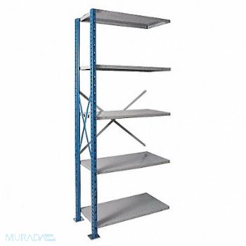 HALLOWELL Metal Shlvng Cap 1250 lb 24inx120inx48in, 4HAJ9