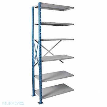 HALLOWELL Metal Shlvng Cap 500 lb 24inx120inx48in, 4GZW7