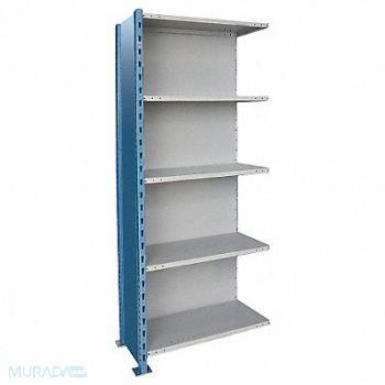 HALLOWELL Metal Shlvng Cap 1250 lb 24inx120inx48in, 4HAM6