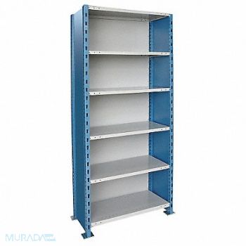 HALLOWELL Metal Shlvng Cap 800 lb 24inx120inx48in, 4GZX8