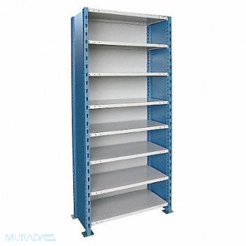 HALLOWELL Metal Shlvng Cap 1250 lb 24inx120inx48in, 4HAN3