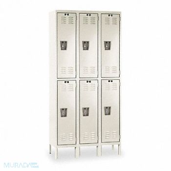 HALLOWELL G7207 Wrdrb Lckr 2x3Lckr Tan 78 x36 x12 Assm, 4HB52