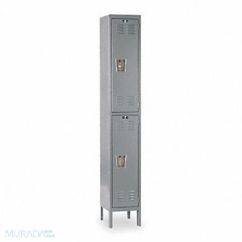 HALLOWELL G7204 Lckr 2x1Lckr Drk Gry 78 x12 x18 UnAssm, 4HB41