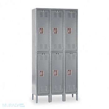 HALLOWELL G7208 Lckr 2x3Lckr Drk Gry 78 x36 x15 UnAssm, 4HB40