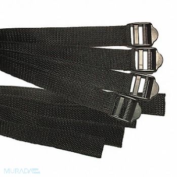 IMPACTO Replacement Strap 24 L x 1 W Black PK4, 4HCR7